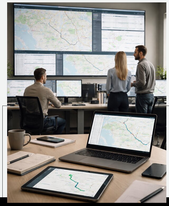 Трекинг грузов и Fleet Management, мониторинг автопарка в Прокопьевске