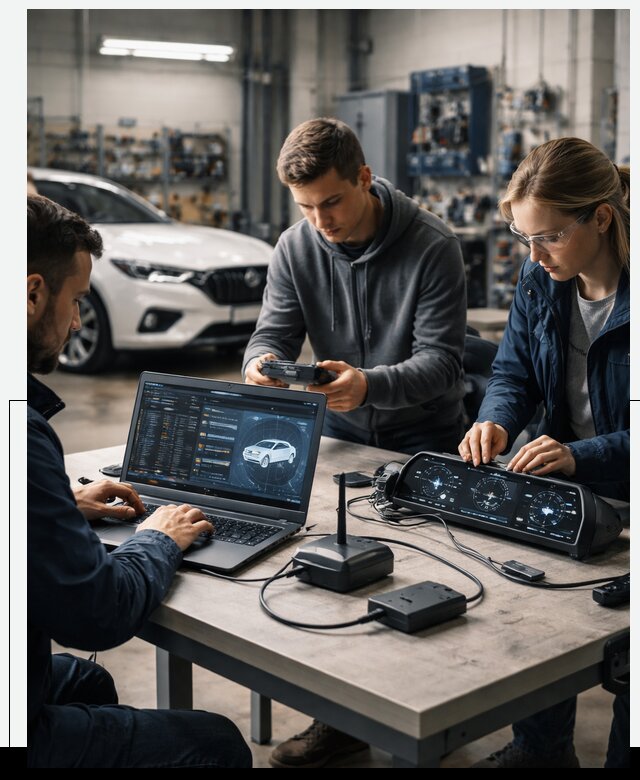 Разработка Connected Car и ПО для автопрома в Прокопьевске