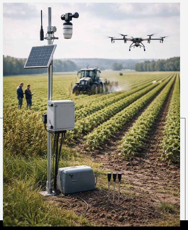 Разработка IoT мониторинга полей в Прокопьевске от 8786 р. | АвикейПрк